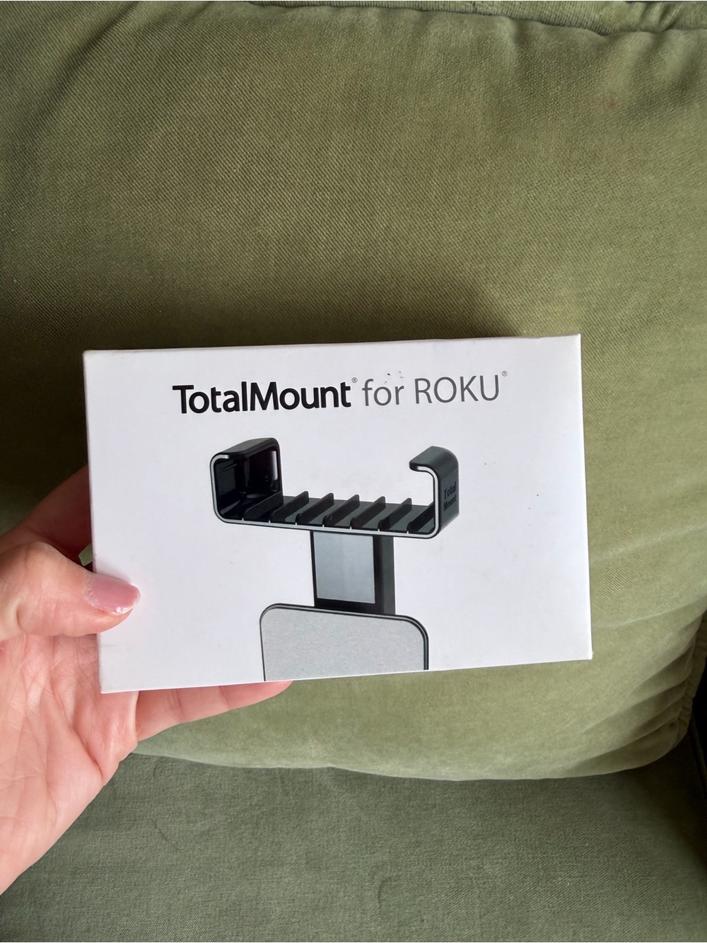 🗽TotalMount for ROKU Cable Organizer Mount - White Box